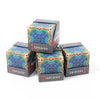 4 Earth Shashibo magnetic cube puzzles in box as purchased | © Conscious Craft